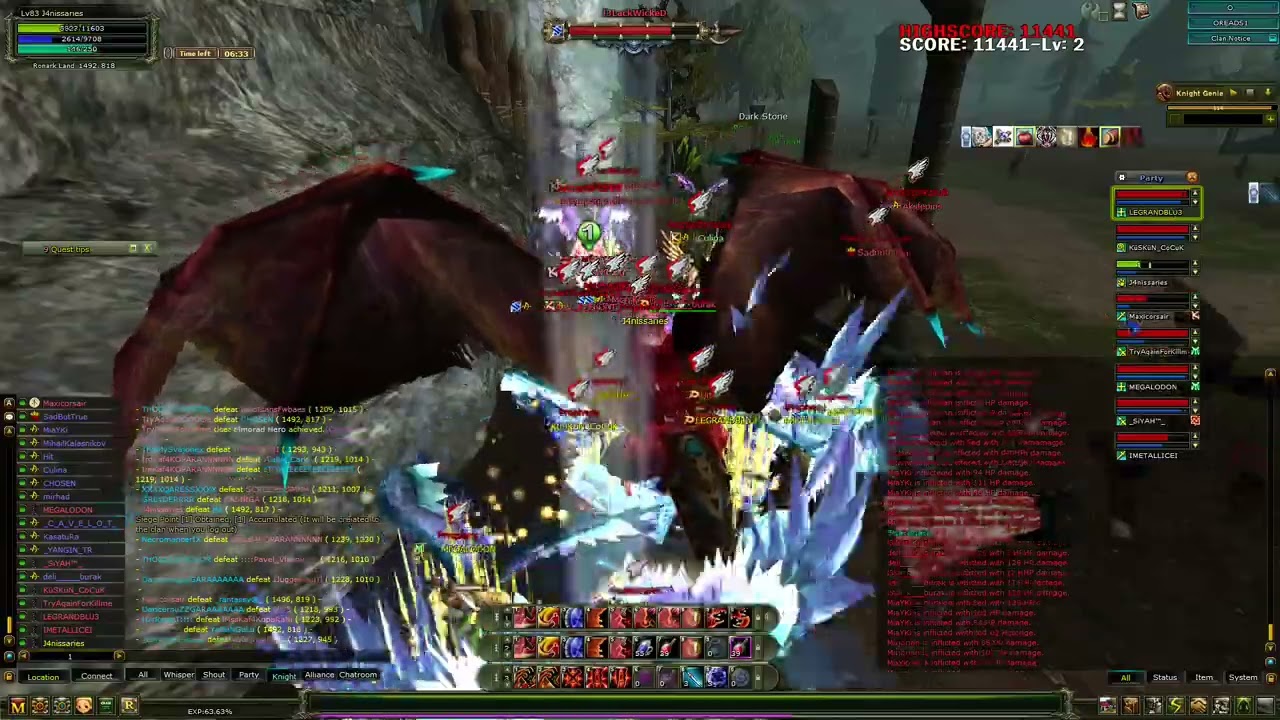 Knight Online | Oreads | PK | 2 Party Okçuya Darbe 🔥 J4nissaries