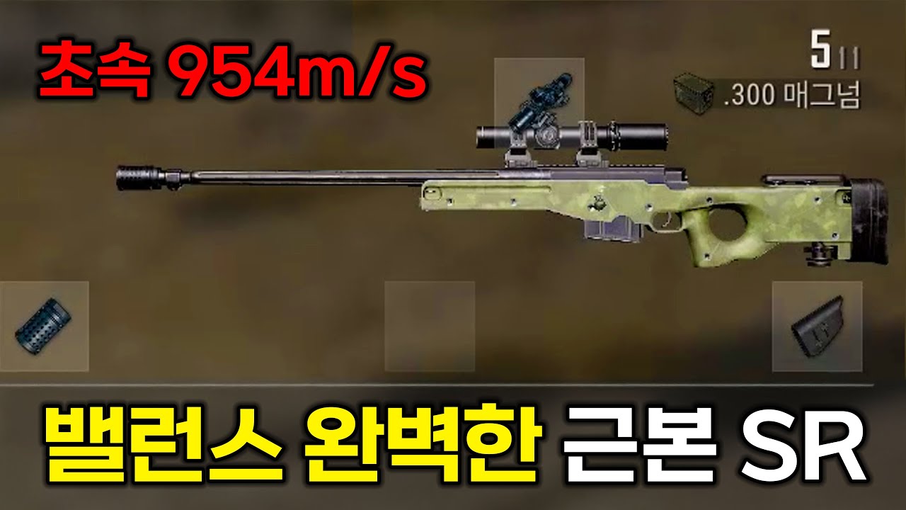 6년 동안 황밸인 안정성 1티어 저격총🔥