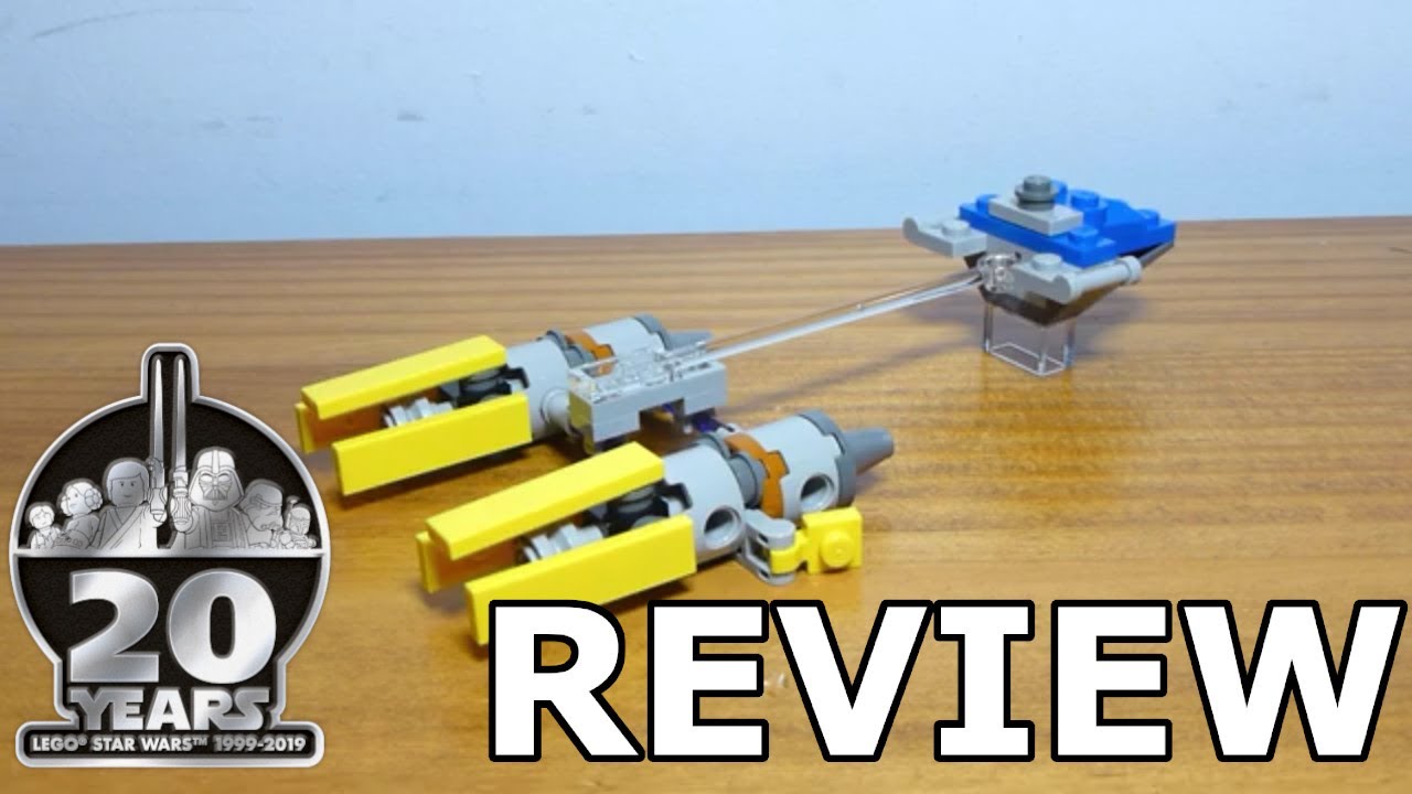 Anakin's Podracer Lego Star Wars 20th Anniversary Polybag Review Set #30461
