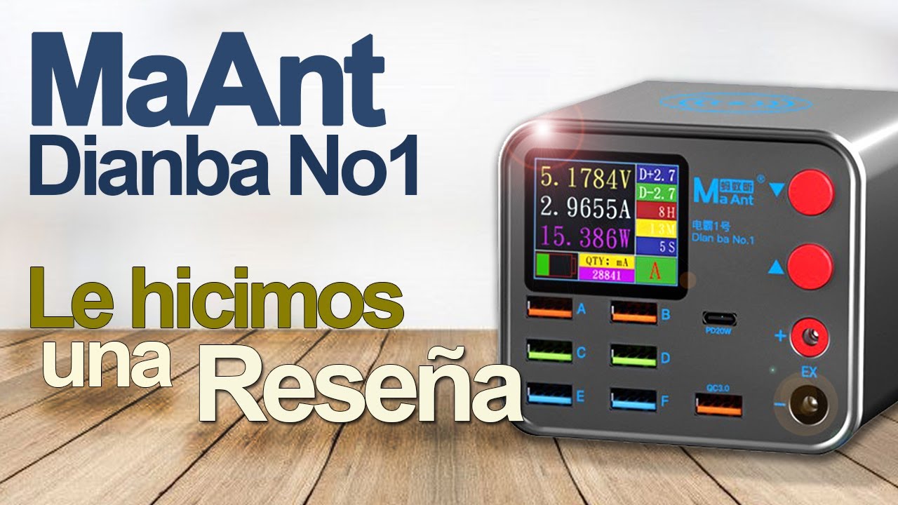 ¿Vale la Pena? - Revisamos el Cargador Multiproposito MaAnt Dian-ba No1 - ¿Es Un Buen Tester USB?