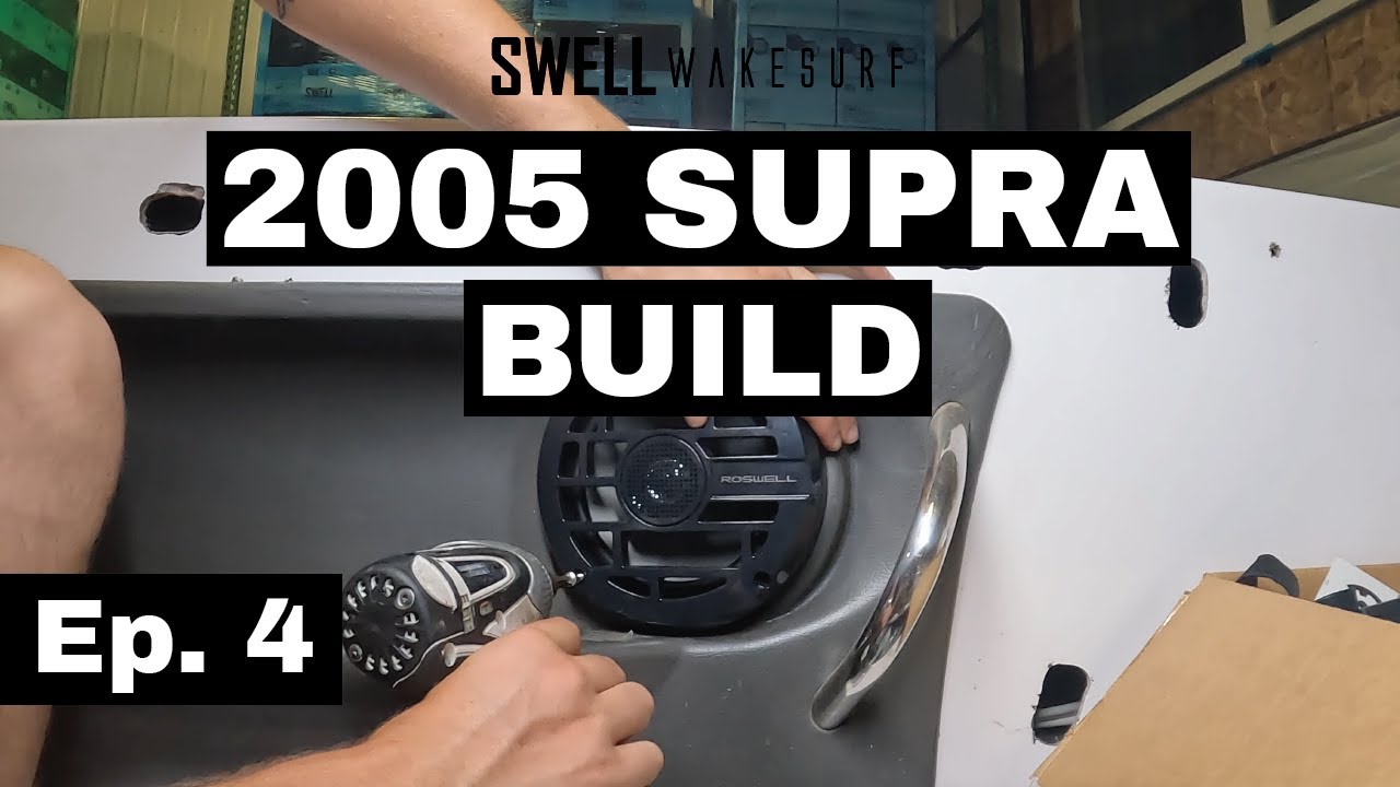 2005 Supra Boat Build: Episode 4 - ROSWELL Stereo Upgrade