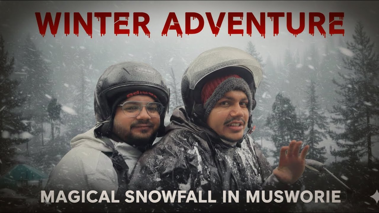 Mussoorie snowfall❄️🌨️