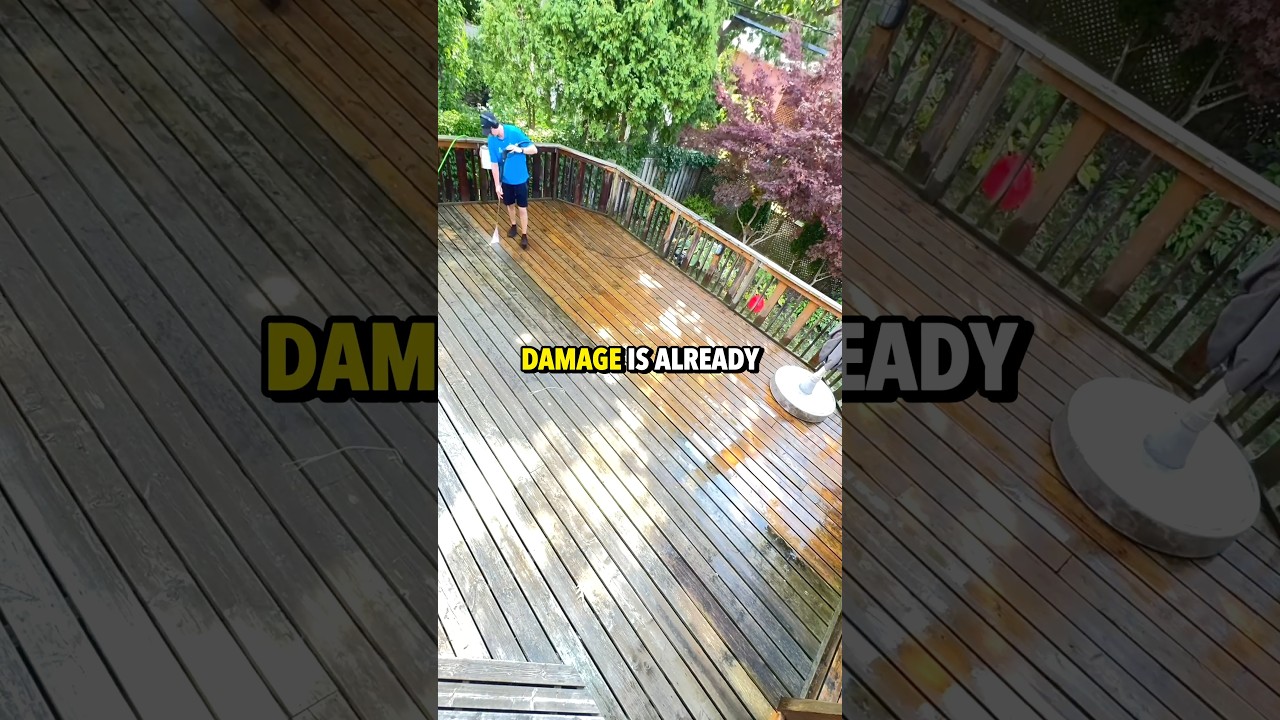 The biggest deck cleaning lie