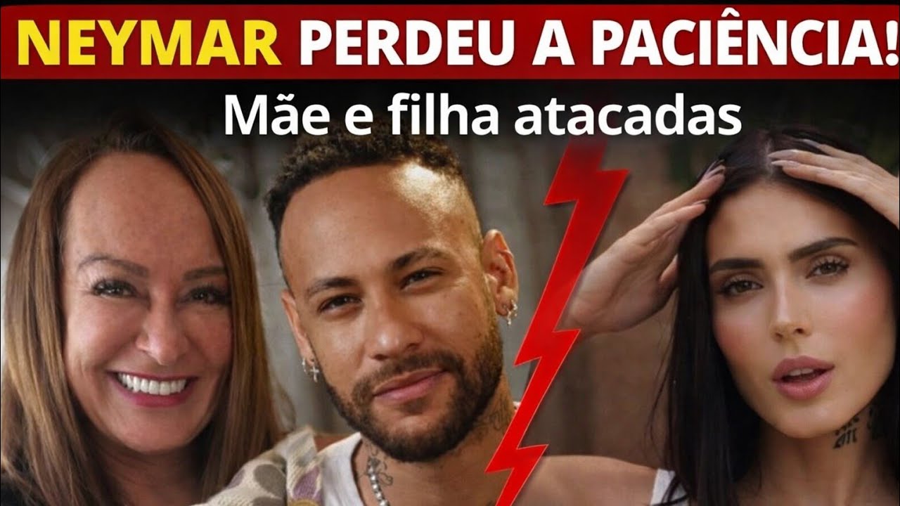 Neymar perde a paciência após ataques à mãe e à filha: “Como fala merda” viraliza