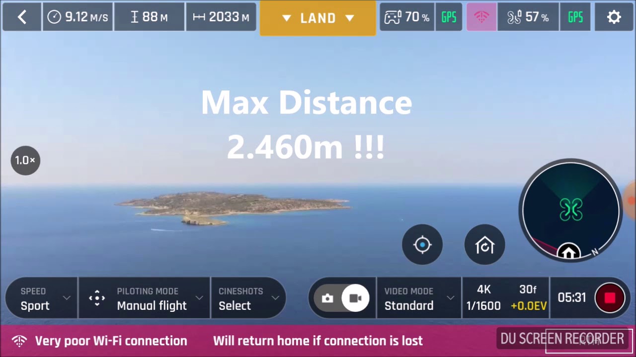 Parrot Anafi First Range Test!!!