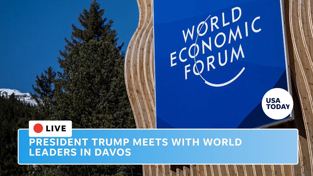 President Trump meets with leaders in Davos