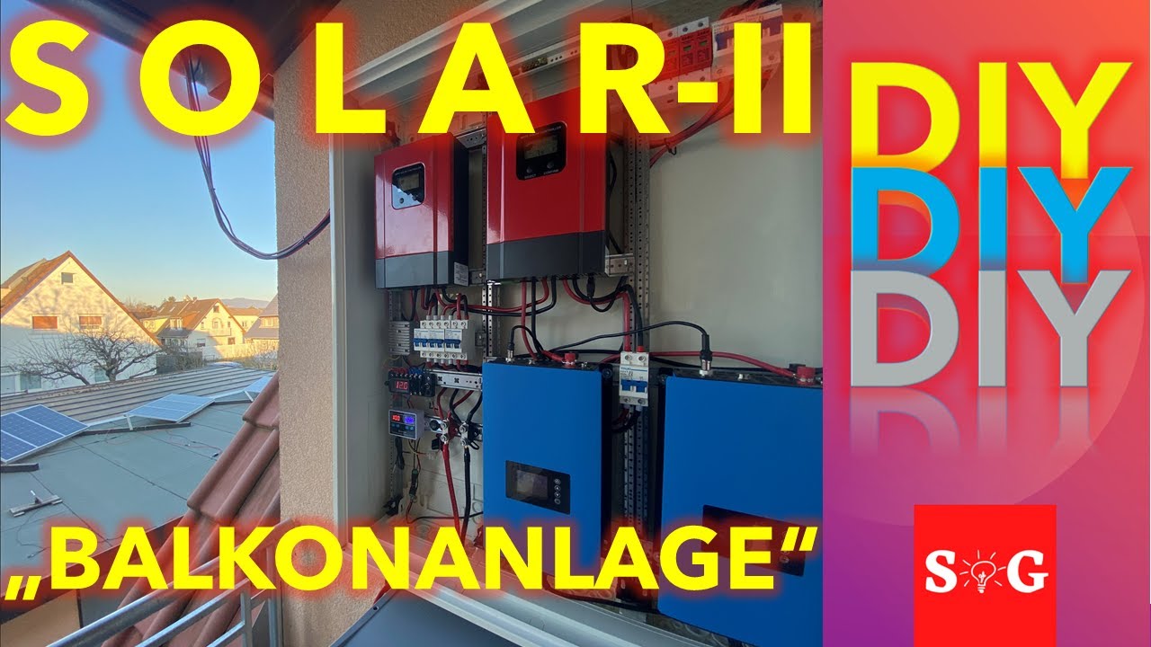 ⚡ Netzgekoppelte Solaranlage mit LiFePo4 Speicher 🔋  | Kurzvorstellung | 