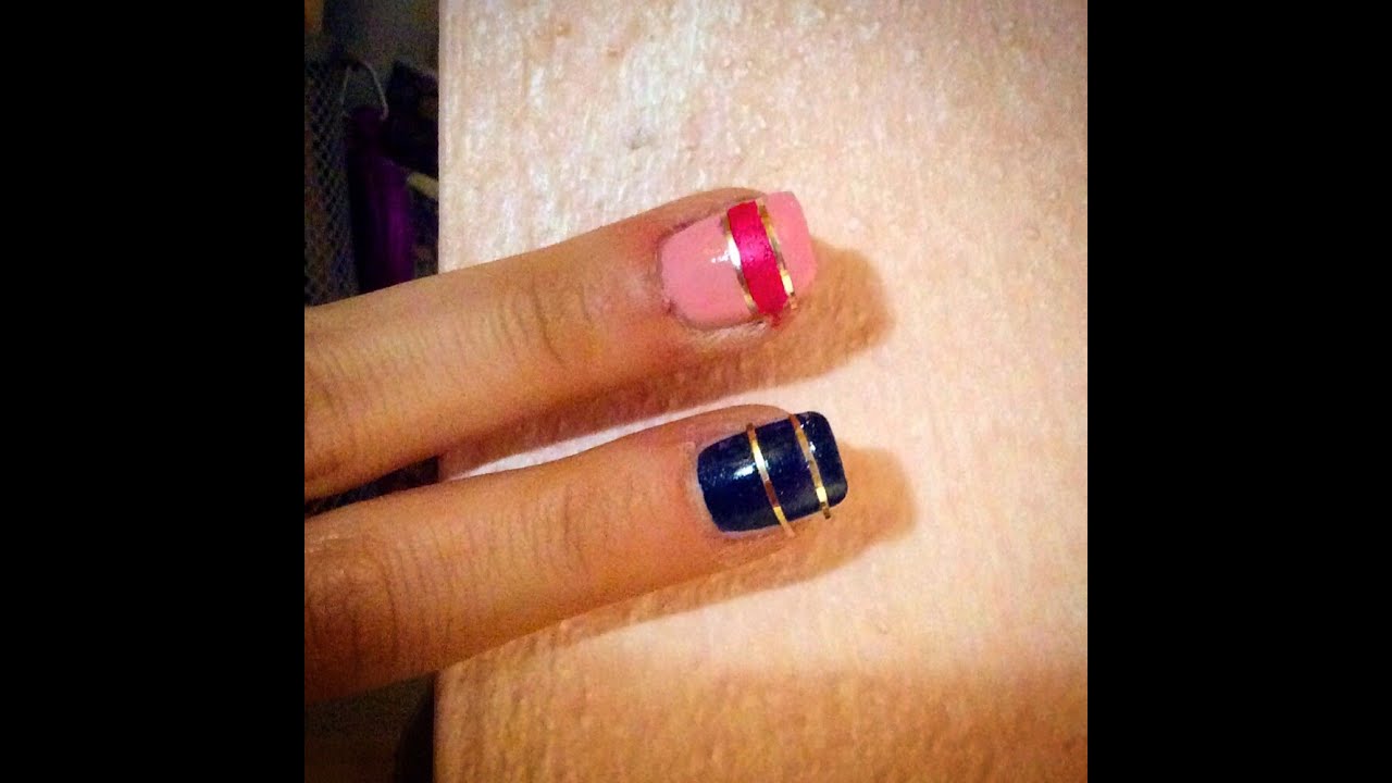 Nail art semplicissima e velocissima!!