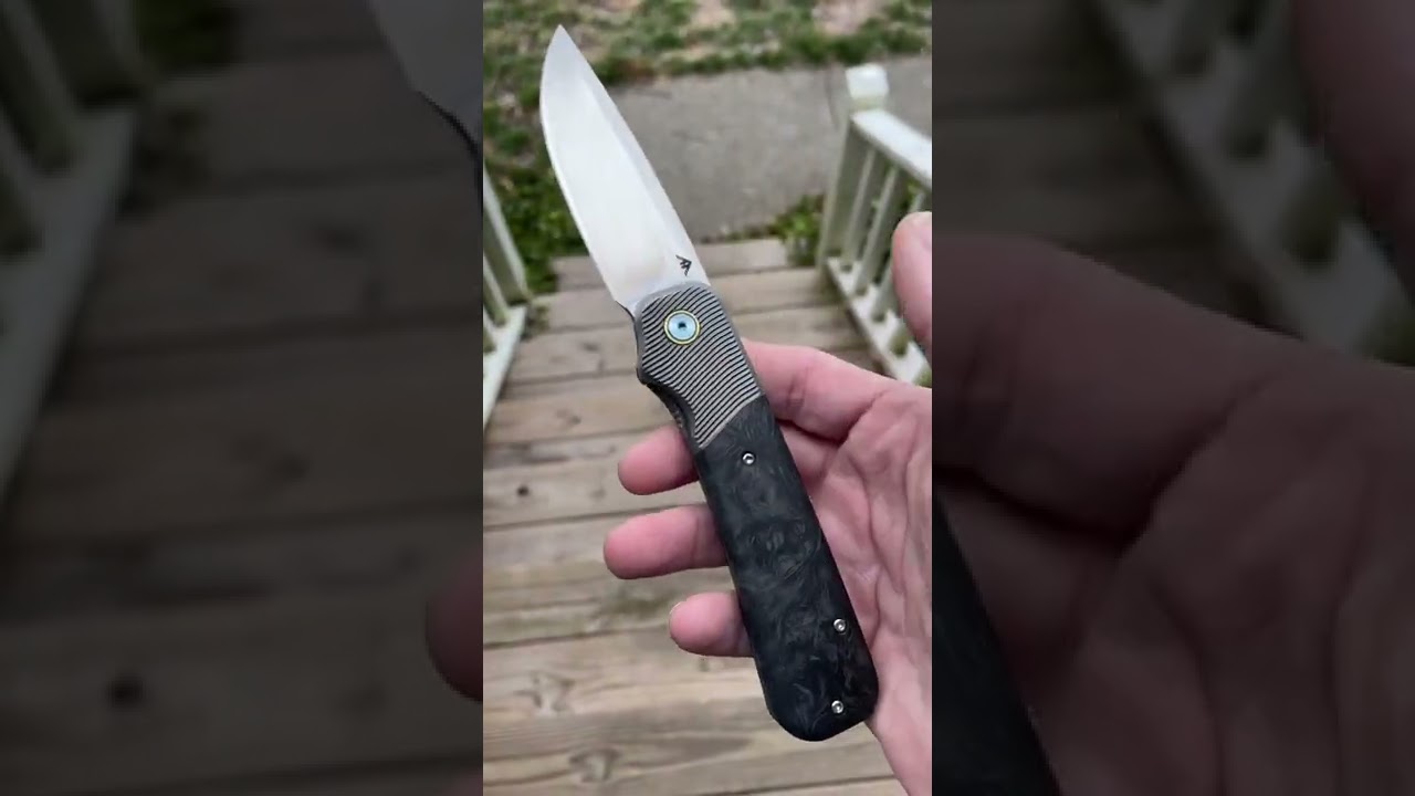 Miguron - Am8 Knives - Flix. Carbon Fiber, Titanium, M390 and SMOOTH!