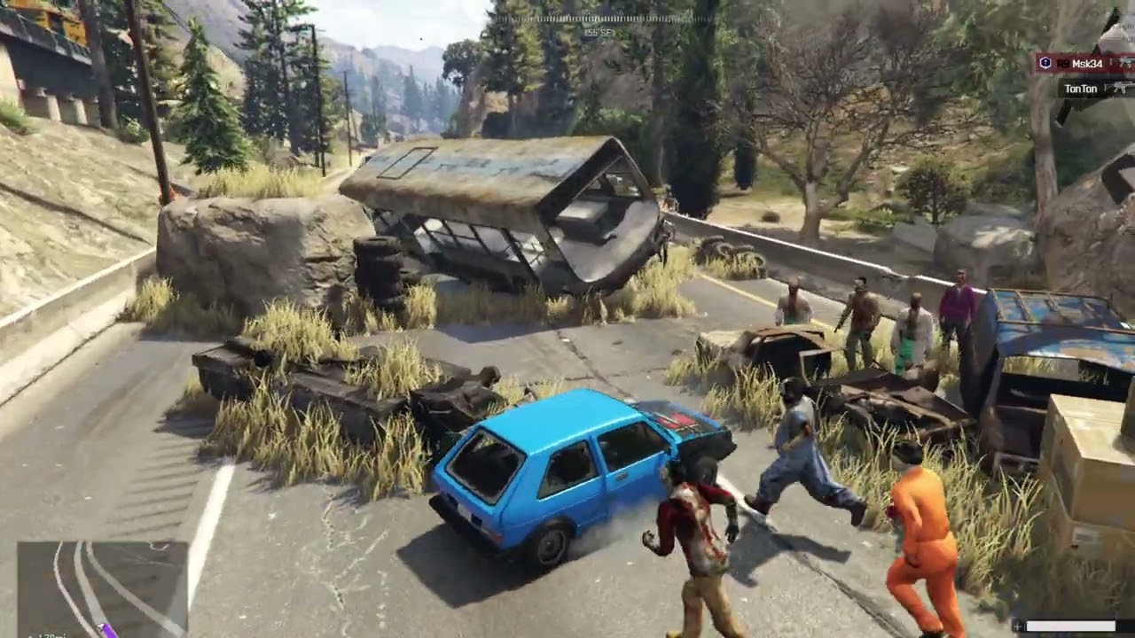 GTA 5 EU [NOT-RP] EXTINCTION FREEROAM ZOMBIE LAND