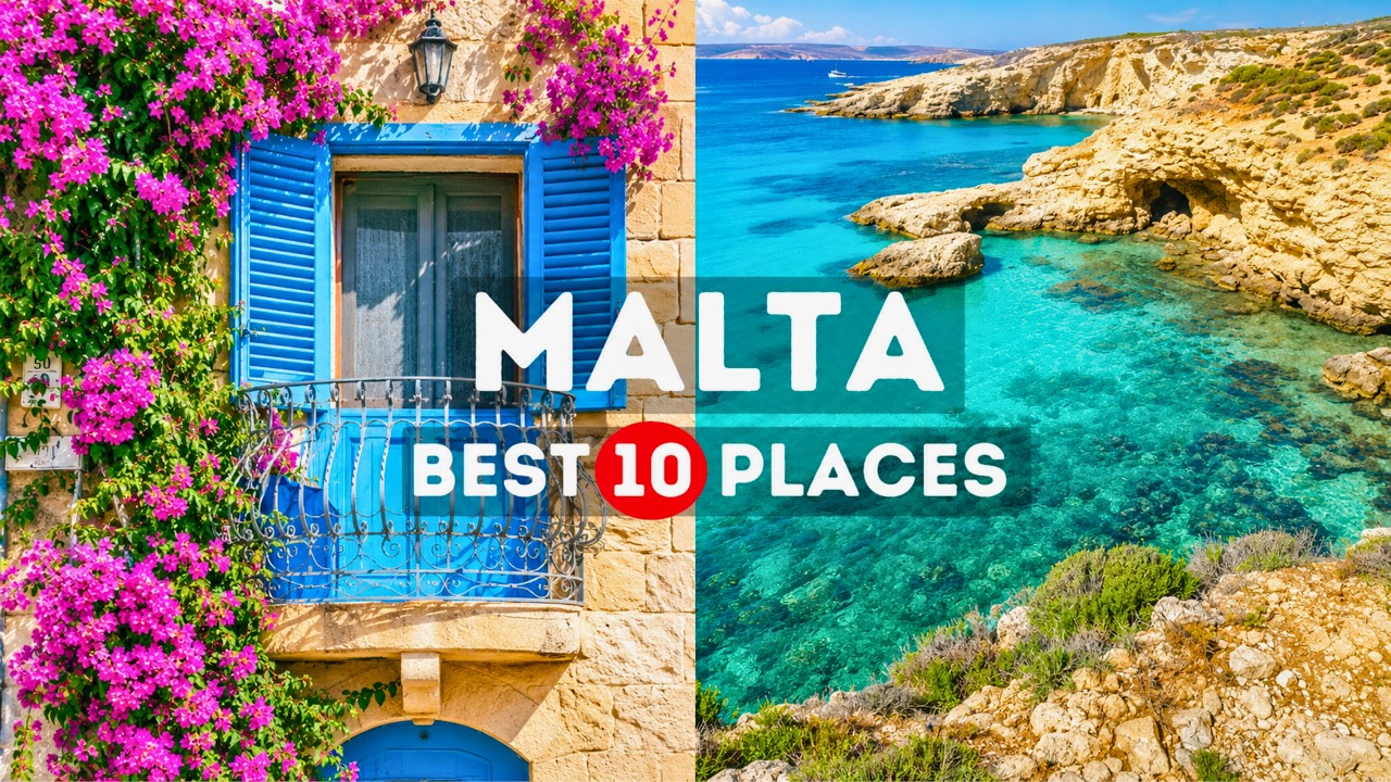 Amazing Places to Visit in Malta - Travel Video