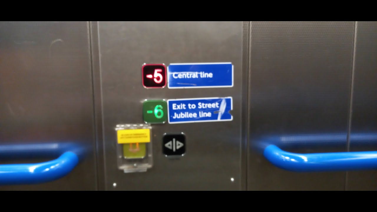 Epic!! 2016 Otis lift at Bond Street Underground Station (Lift to Central and Jubilee Lines)