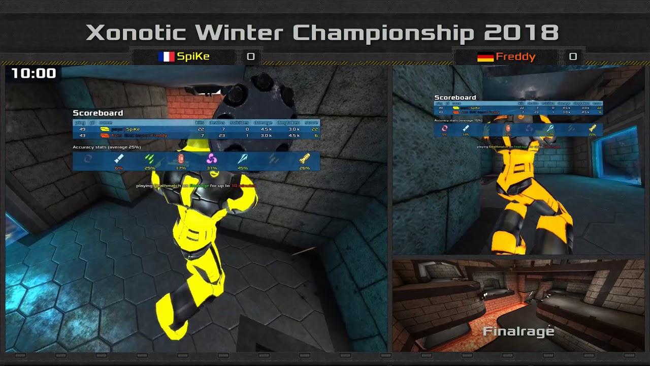 Xonotic Duel Cup, Game #03, SpiKe vs Freddy, Bo3