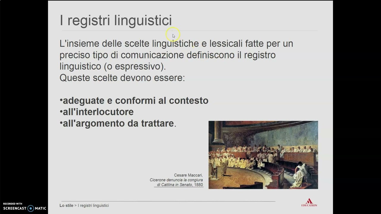 Registro e stile