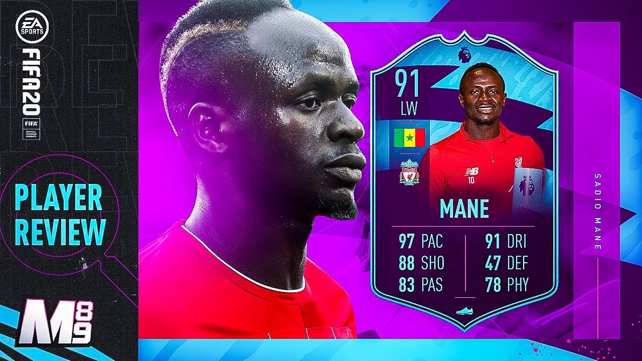 FIFA 20 POTM MANE REVIEW | 91 POTM MANE PLAYER REVIEW | FIFA 20 Ultimate Team
