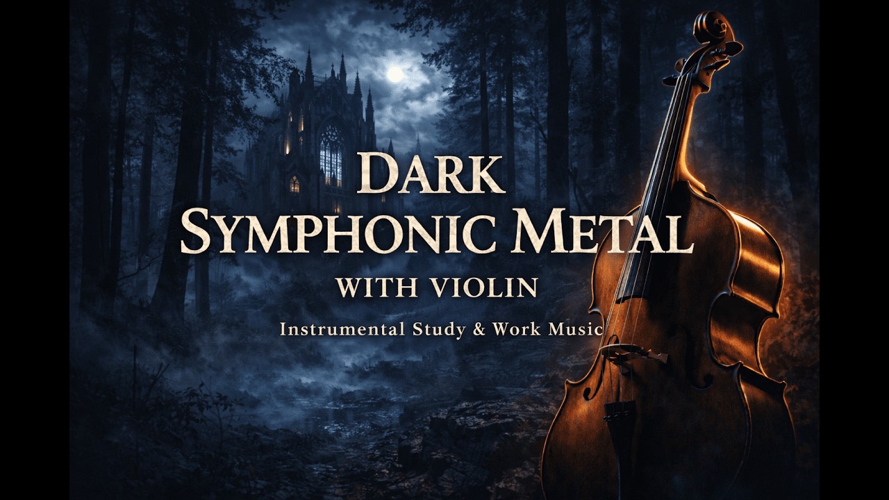 Metal Sinfónico con Violín 🎻 Música Instrumental para Estudiar y Trabajar