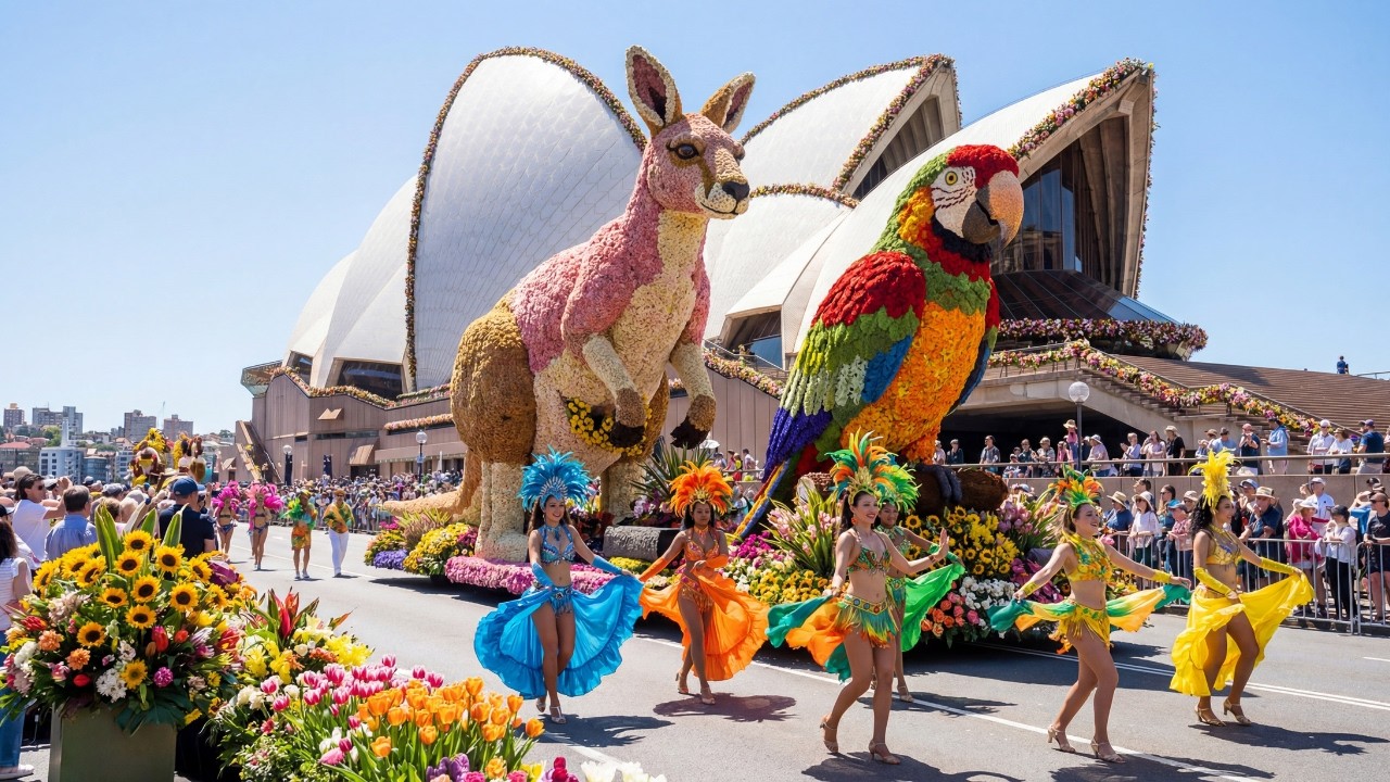 Australia New Year Parade 2026 🇦🇺  The Happiest Moment of a Beautiful Nation 🎆 A12