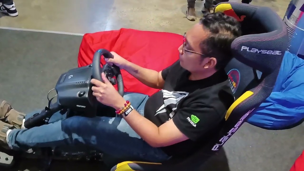 Driving on a simulator | November 4, 2023