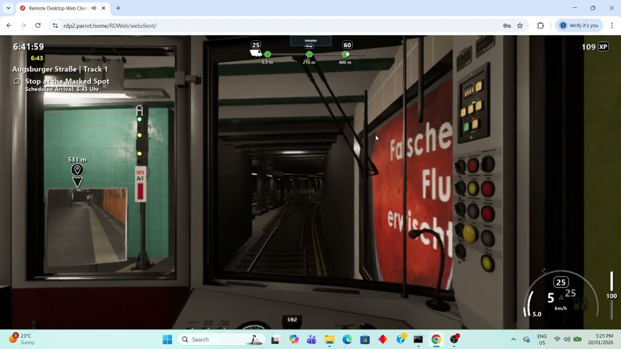 Playing SubwaySim 2 in a Web Browser