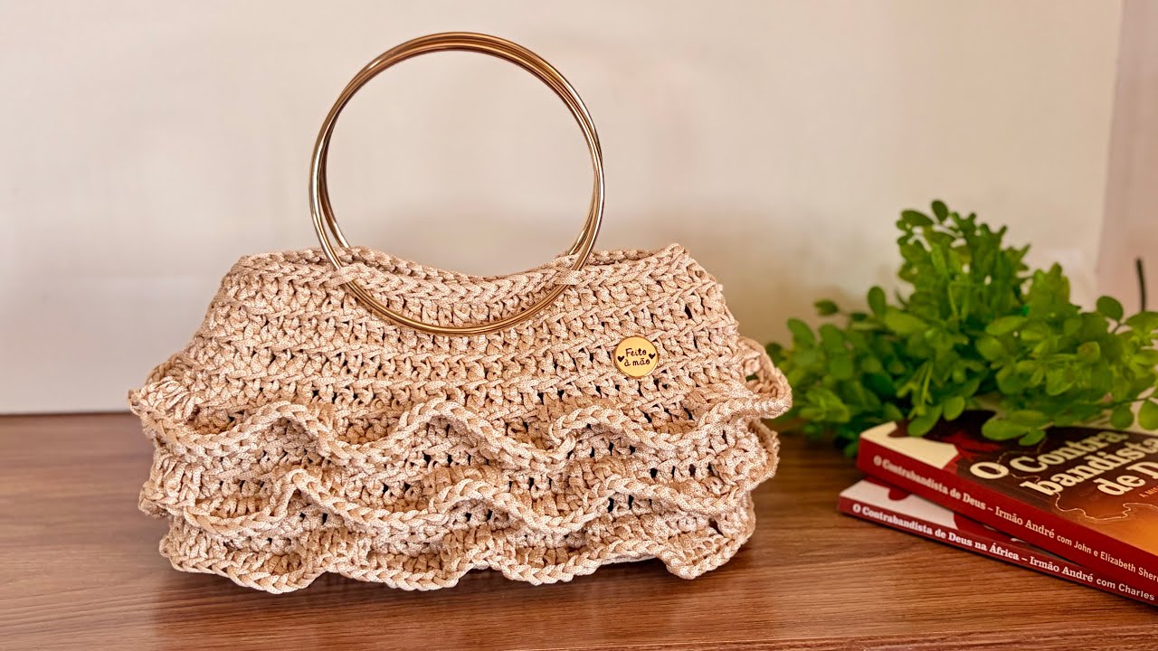✨ Bolsa de Crochê em Fio Náutico | Passo a Passo Completo + Dicas Para Facilitar a montagem ✨