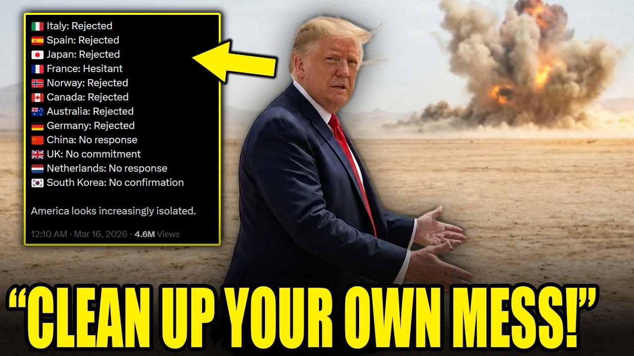 Трамп унижен после того, как весь мир его игнорирует.