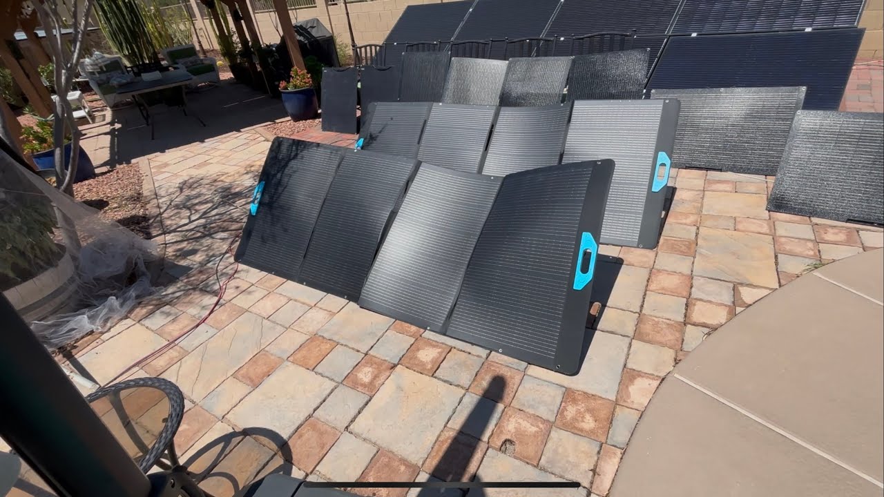 DIY solar for home. Anker Solar 400 watt panels