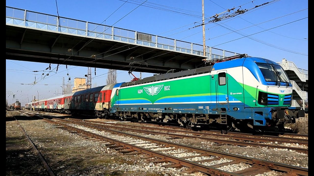 БВ 8651 с 80 036 и "БДЖ-ТП" с 43 519 и 43 531, уловени на ЖП гара Елин Пелин...