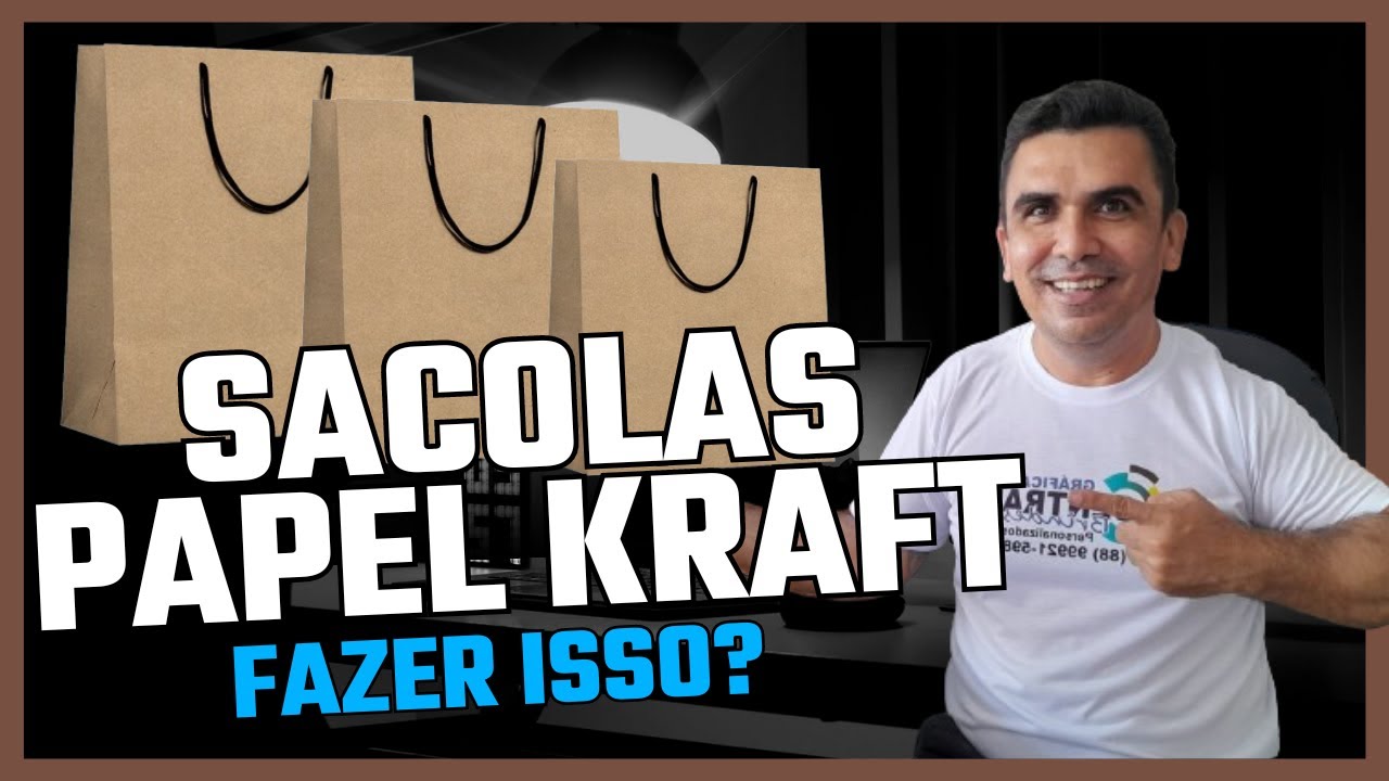 Sacolas de Papel Kraft