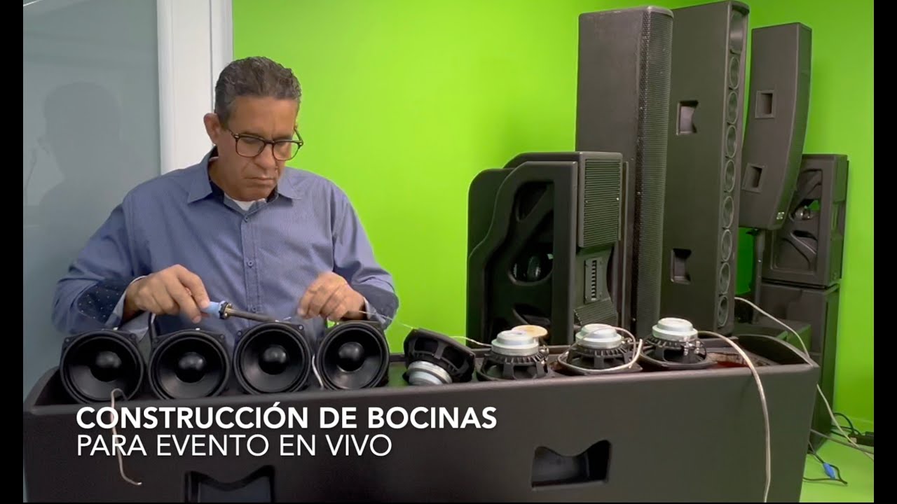 Fabricación de Bocinas para Evento en Vivo