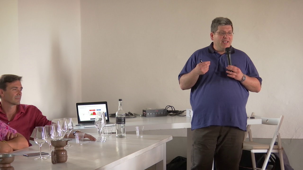 Vino e Solfiti Conferenza  GIACOMO BUSCIONI microbiologo Rock the Wine 2018