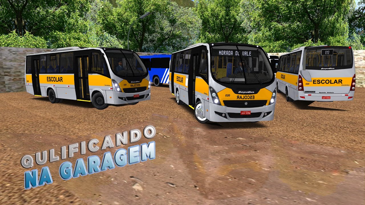 [OMSI 2] QUALIFICANDO O BEPOBUS NA GARAGEM PADRÃO ESCOLAR MAPA MINAS VALE URBANO 2.0