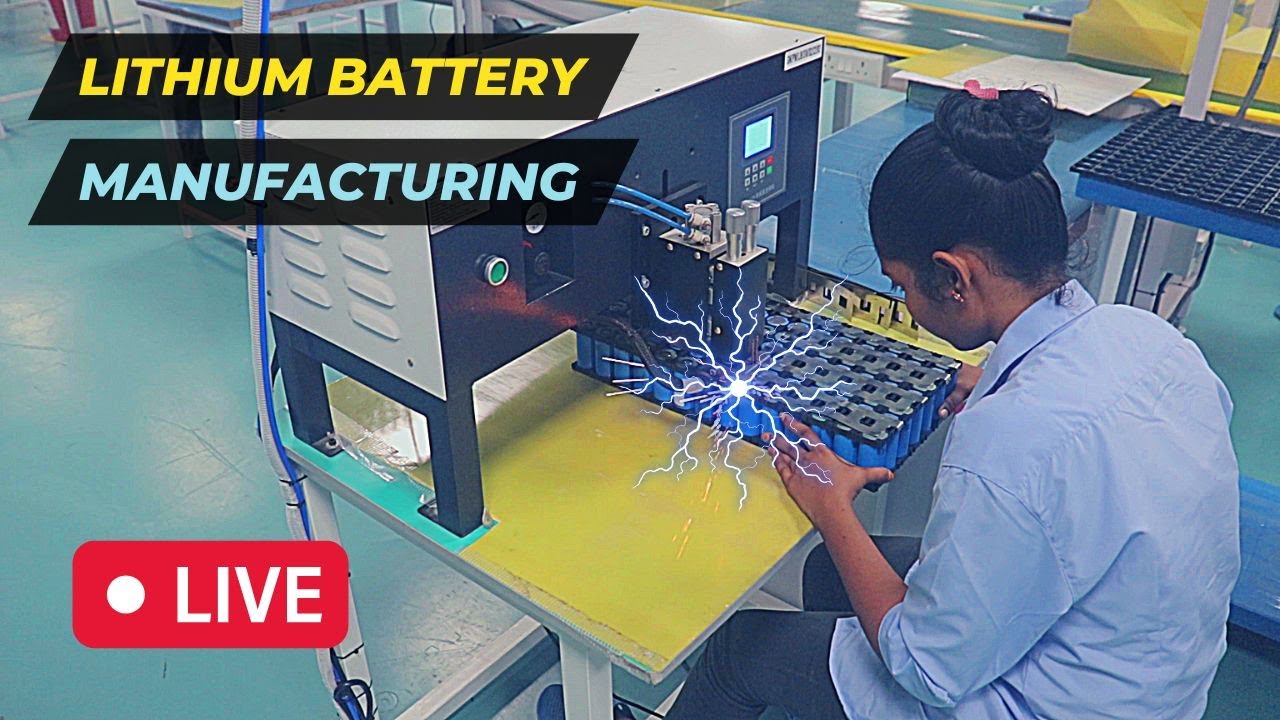 Lithium Battery Manufacturing Process | Lithium Battery Making | Lithium-Ion Battery Manufacturing