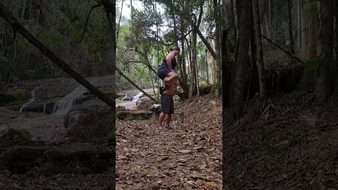 Shoulder Ride in the Woods
