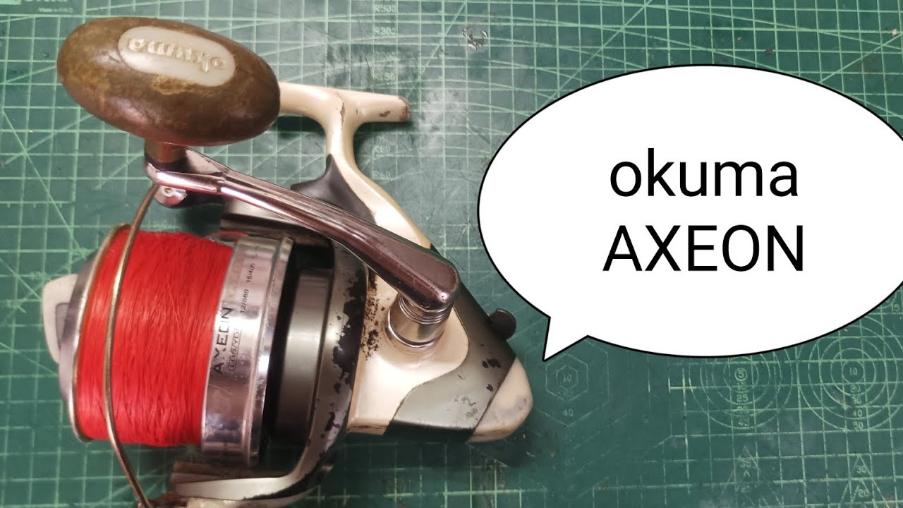 CARRETE O REEL RIL DE PESCA OKUMA AXEON COMO REPARAR PICK UP