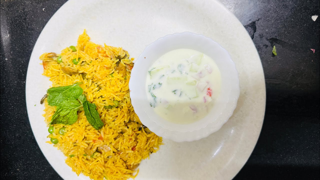 Mushroom biriyani  