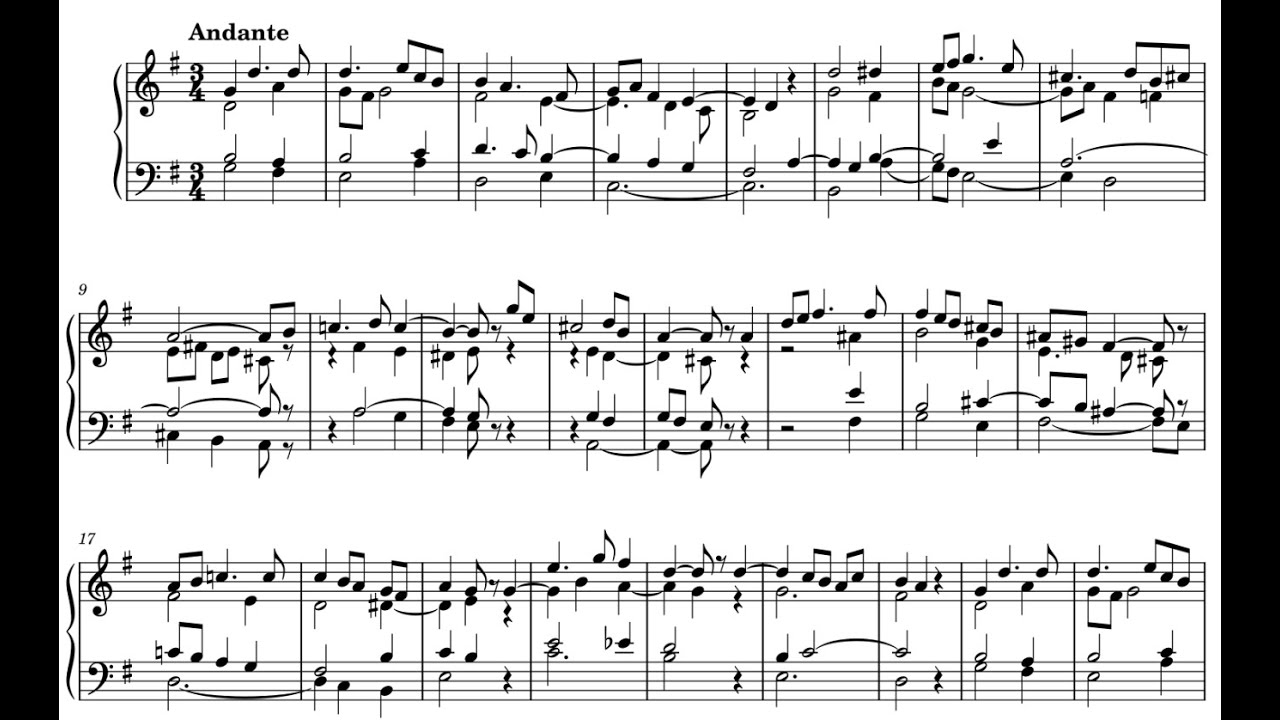 Marcel Dupr&eacute; - Souvenir Op.65bis (Score Video)