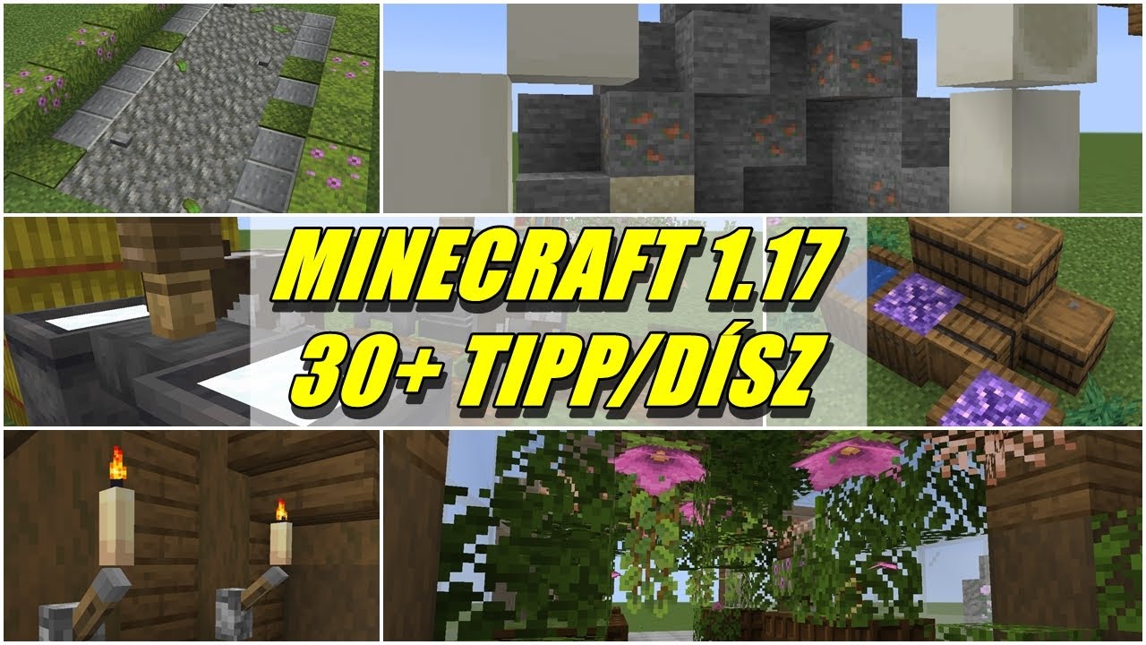 Minecraft 1.17 tippek/ötletek | Snapshot build hack | Caves & Cliffs Update