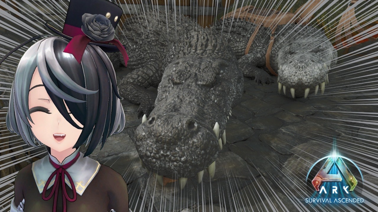 【ARK/ASA】2倍が来ないから高レベルデイノスクステイムしたい！#37【新人VTuber 田中ナナ(仮)】