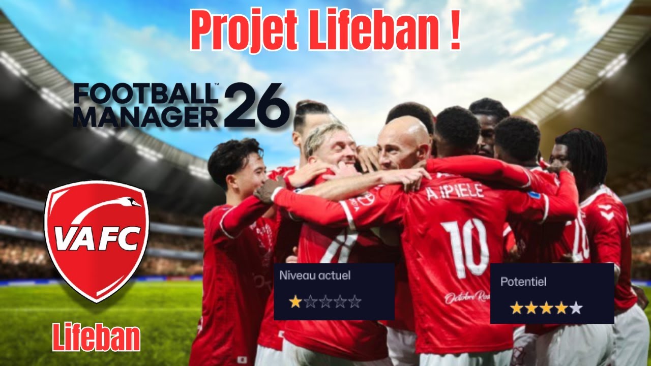 Présentation du projet académique avec Valenciennes ! Lifeban VAFC Episode 1 (Football Manager 26)