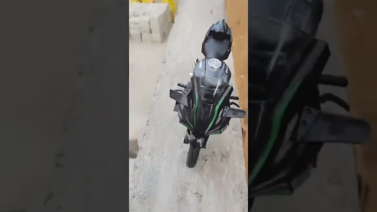 my new scale model Ninja h2r movable parts world fastest bike scale model