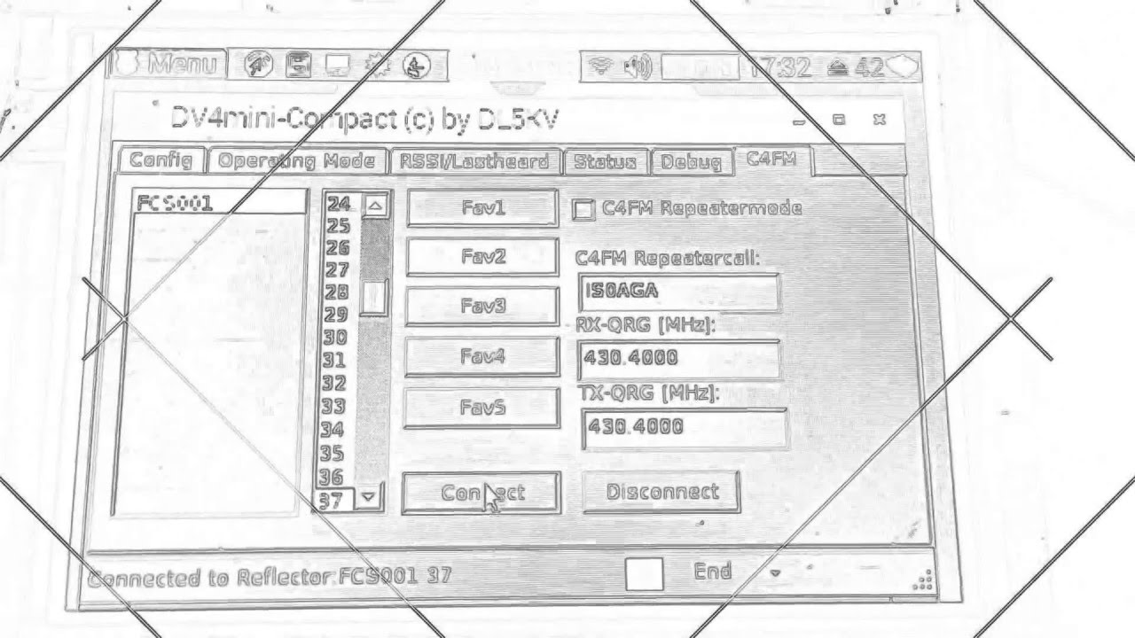Raspberry pi2 monitor 3.5 config, and dv4 mini with compact view , customized by IZ1PTT.