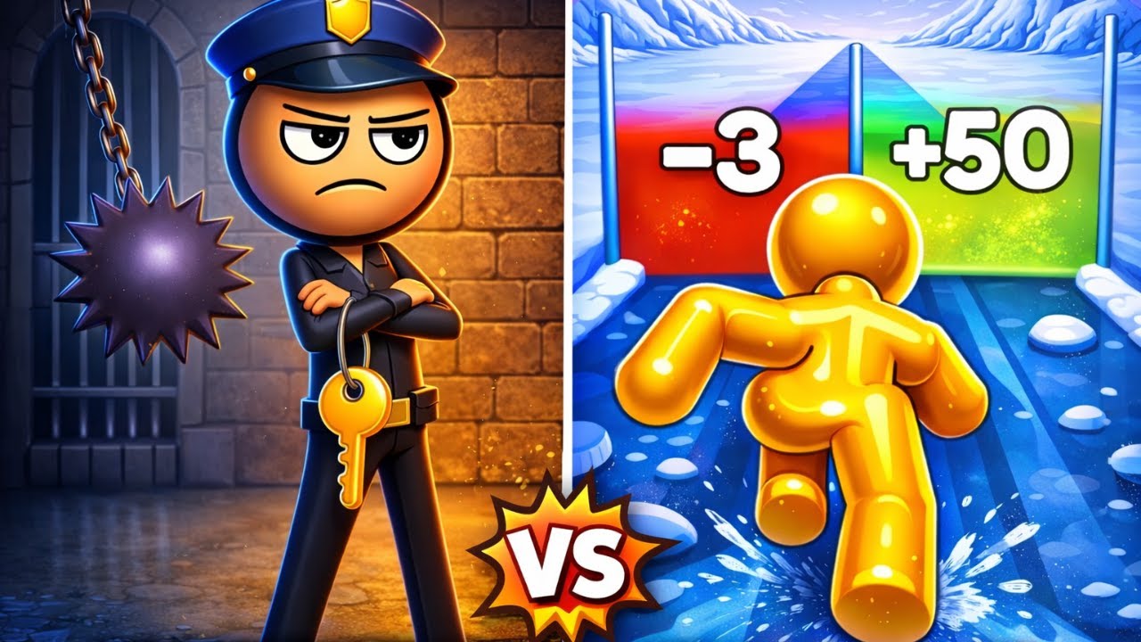 Thief Puzzle vs Tall Man | Brain Game vs Speed Run