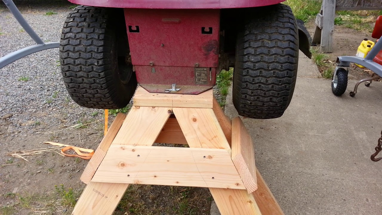 🚜 DIY Riding Lawn Mower Stands 32