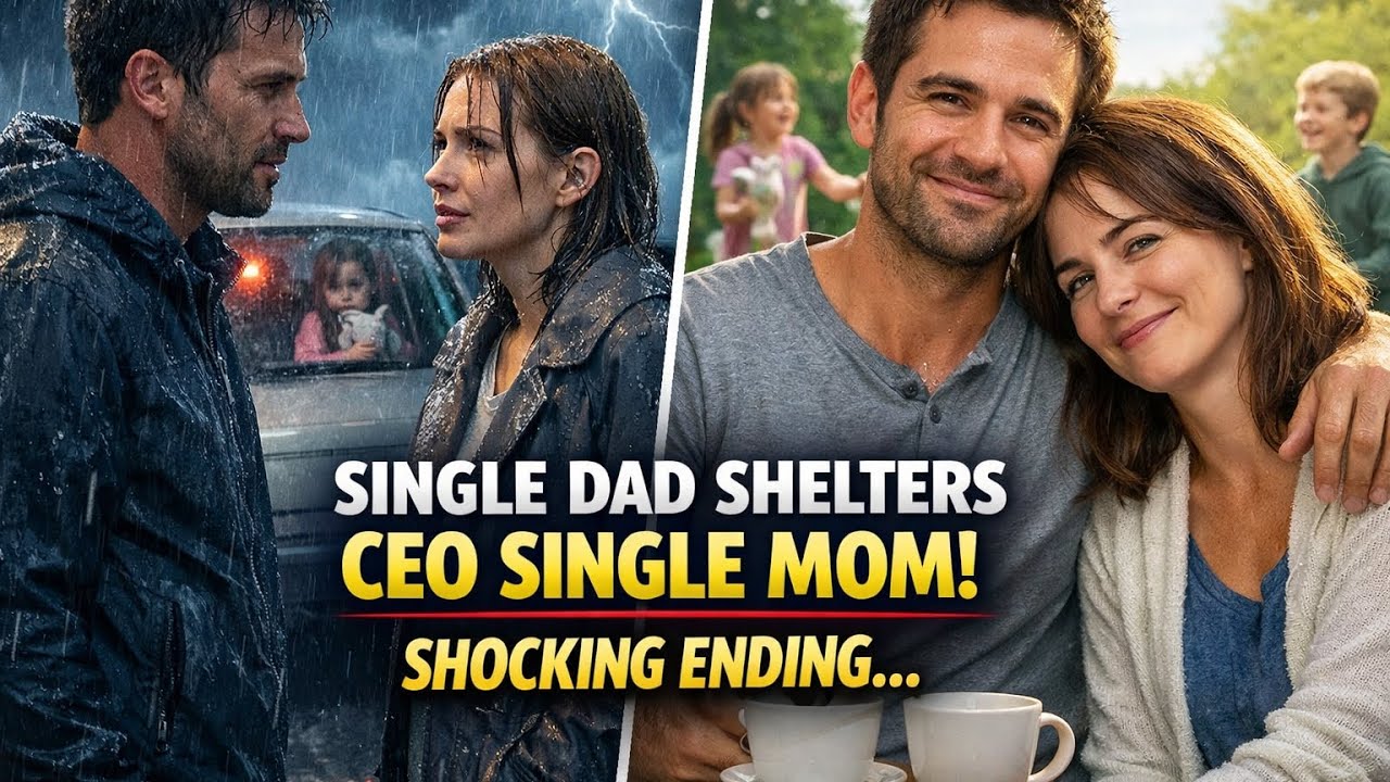 Single Dad Offered Shelter to His CEO Single Mom In Storm - What Happened Next Shocking...