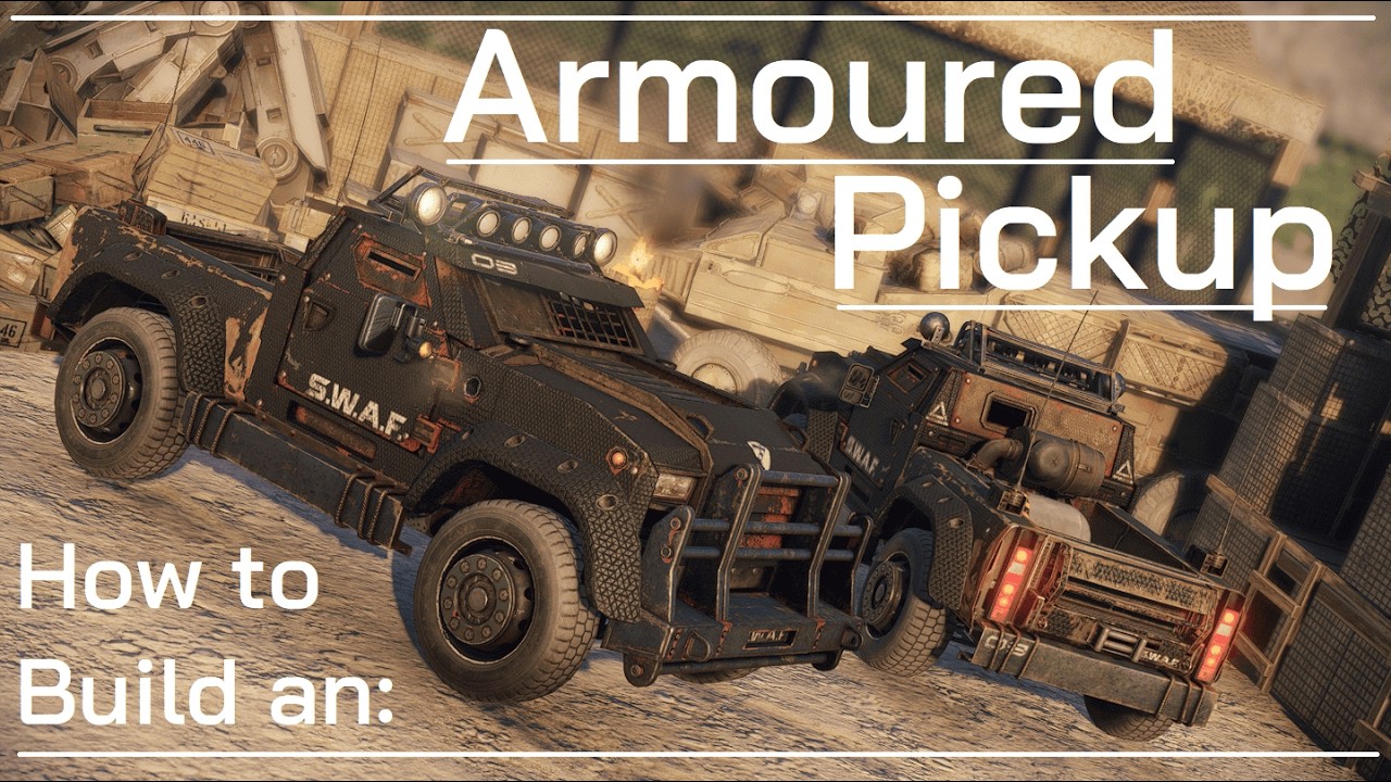 How to Build a Scale Accurate ARMOURED PICKUP in Crossout! [ Crossout Tutorials ]