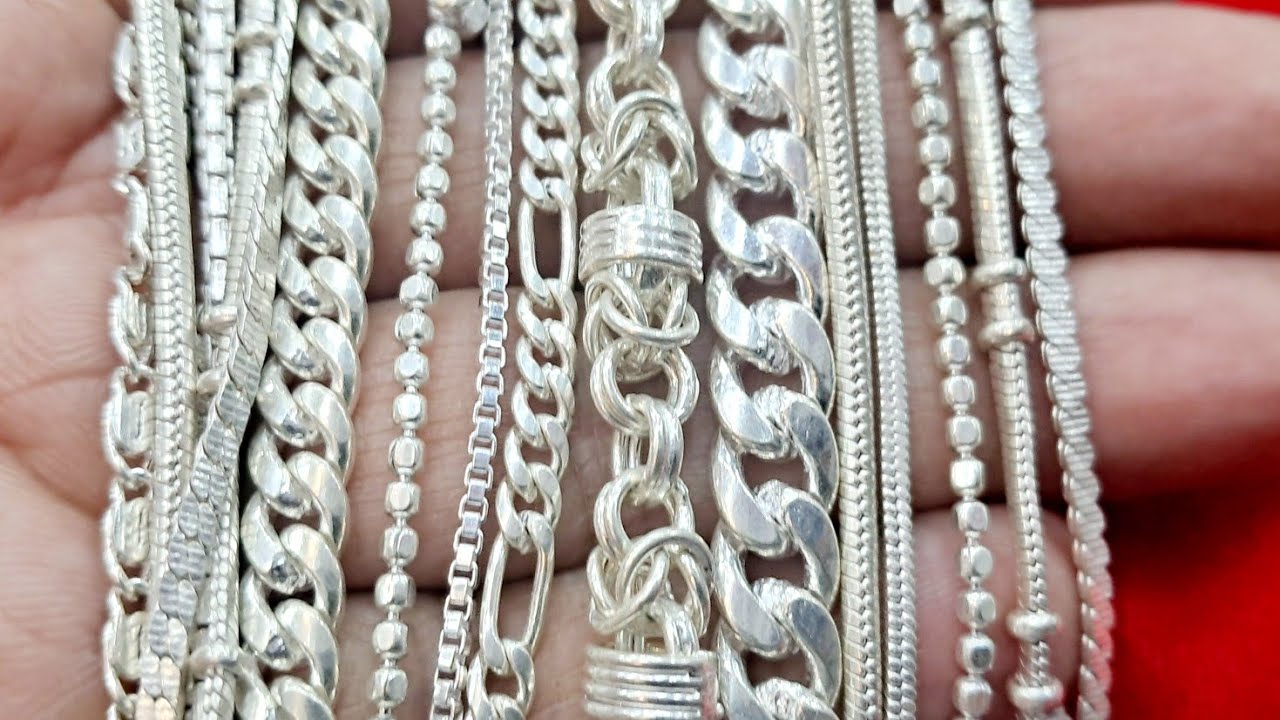 Silver chain designs with price 