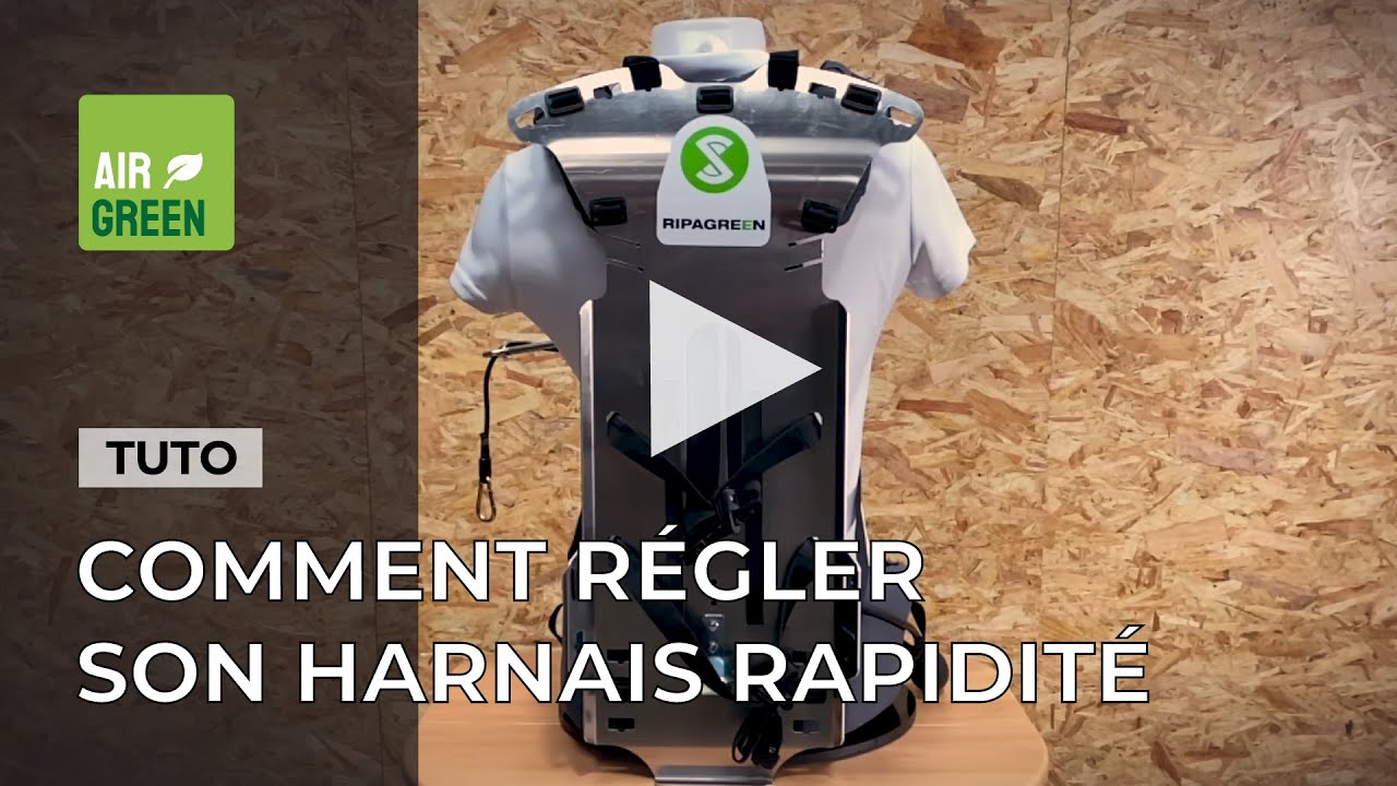 TUTO : réglage du harnais rapidité RIPAGREEN
