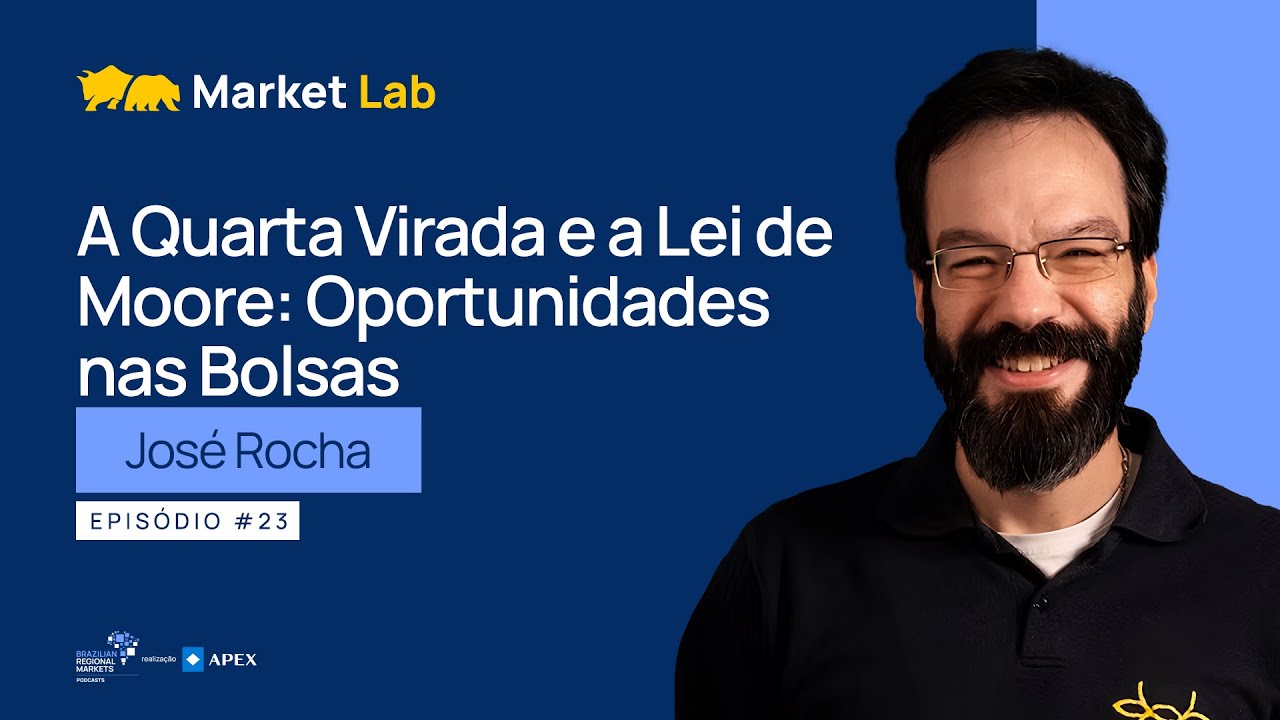 Jos&eacute; Rocha | A Quarta Virada e a Lei de Moore: Oportunidades nas Bolsas | Market Lab #23