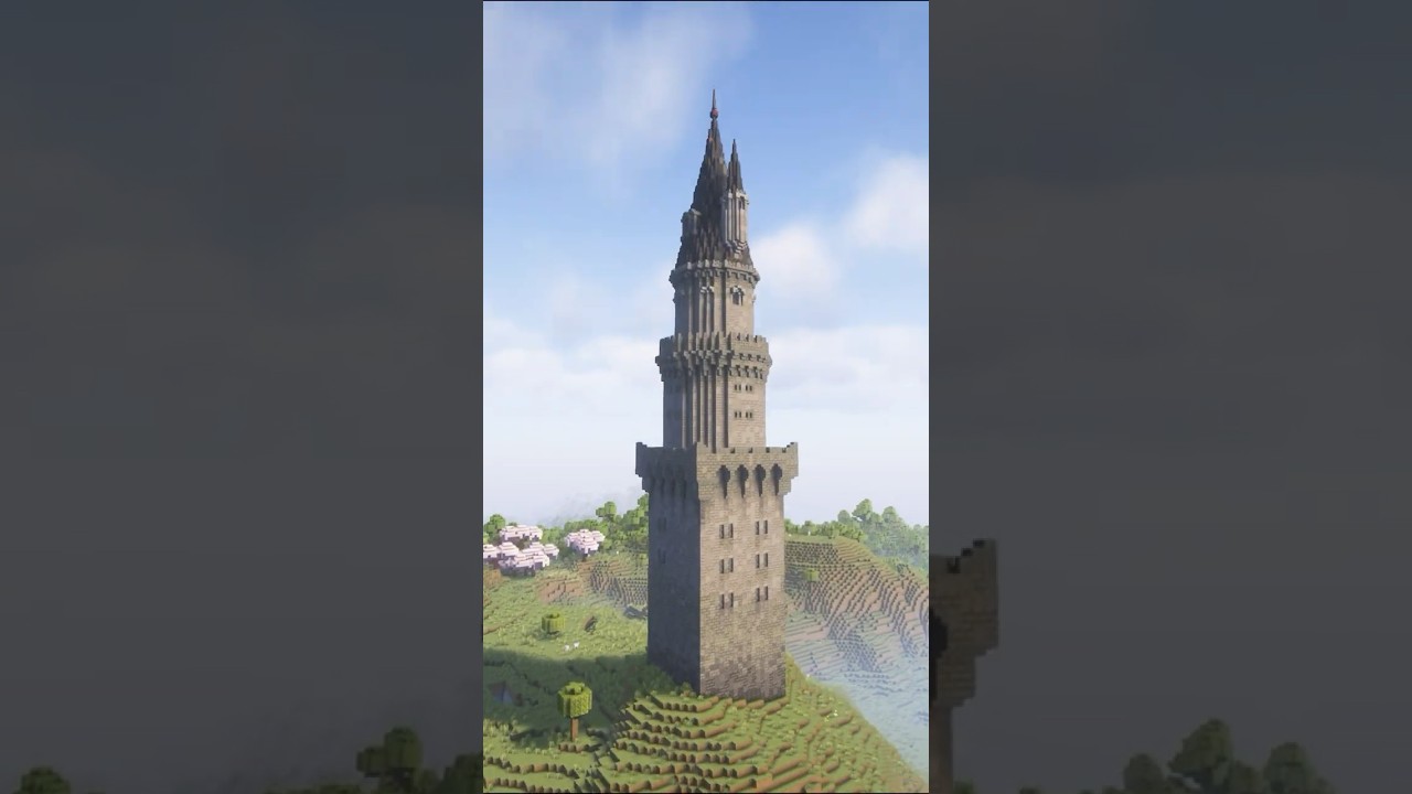Minecraft Castle Tower Build 