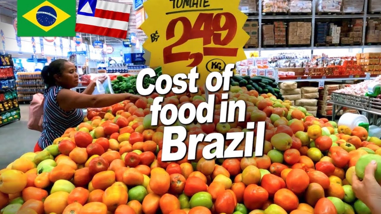 СТОИМОСТЬ ПРОДУКТОВ ПИТАНИЯ В БАХИИ, БРАЗИЛИЯ